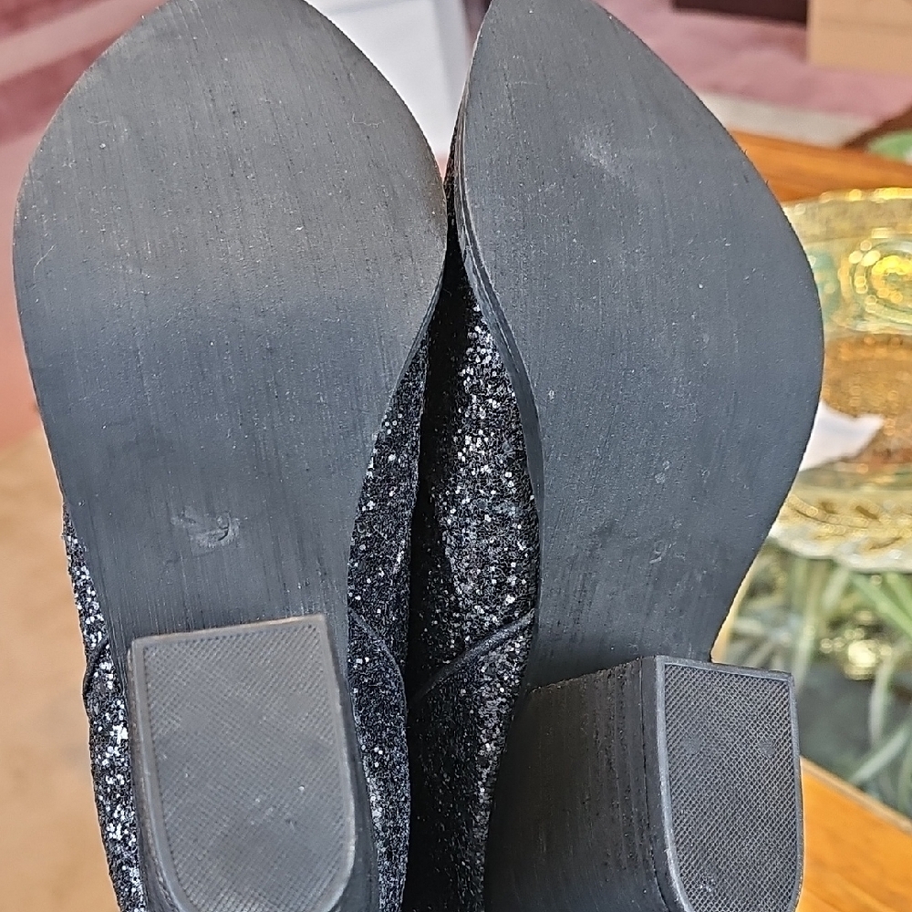Not Rated Glitter Ankle Boots - Black - Picture 11 of 11